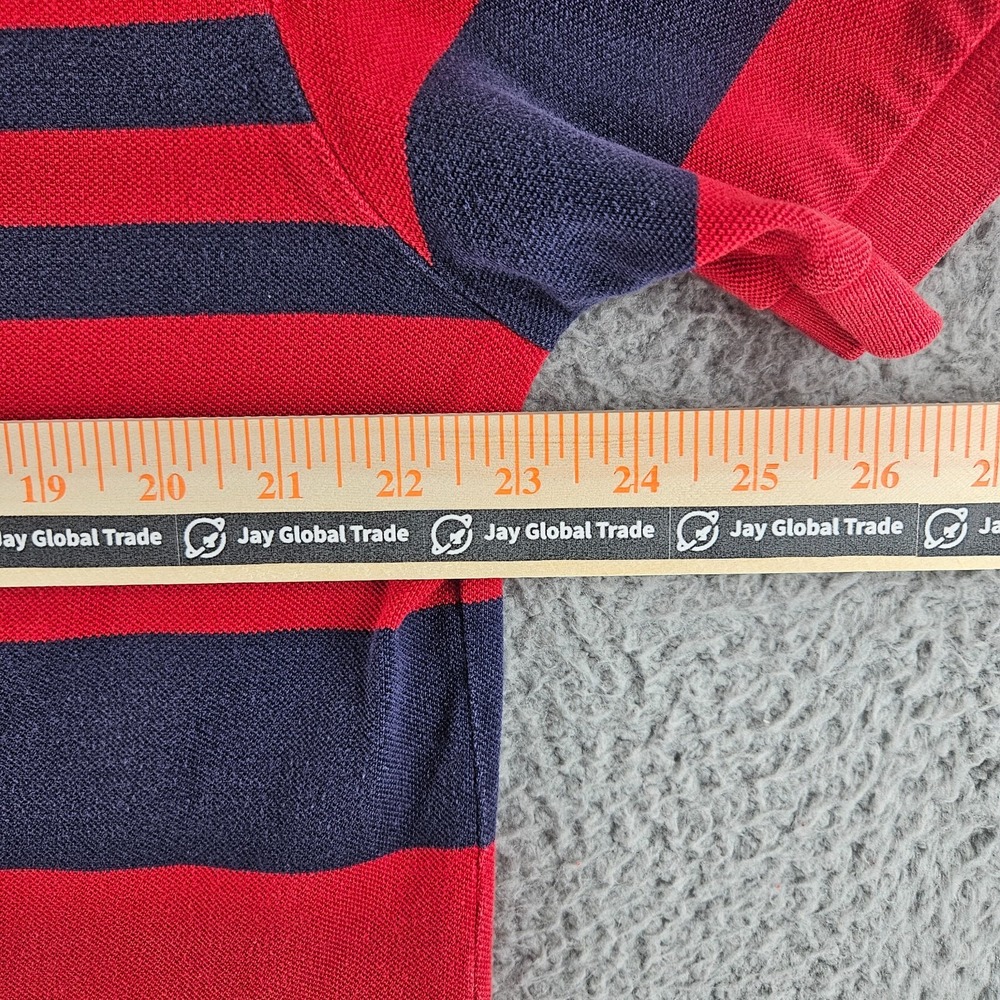 Polo by Ralph Lauren Red and Blue Striped Shirt - Picture 7 of 9